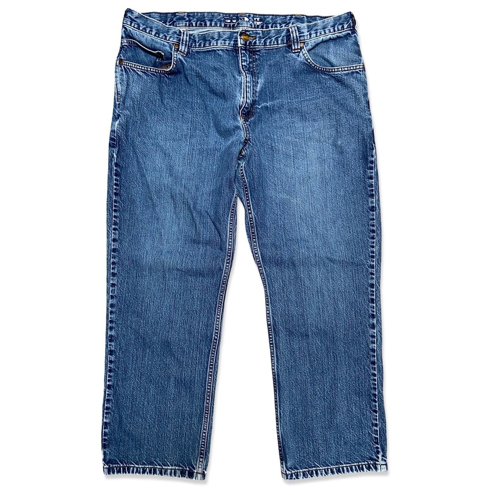 Carhartt B051 Relaxed Fit Jeans Men's 40x30 Blue Denim Straight Workwear